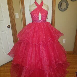 Barbie Pink Dandanli Gown Size 16 Girls New